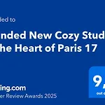 Branded New Cozy Studio In The Heart Of Paris 17