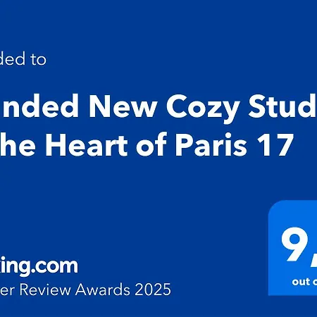 Branded New Cozy In The Heart Of 17 Parigi